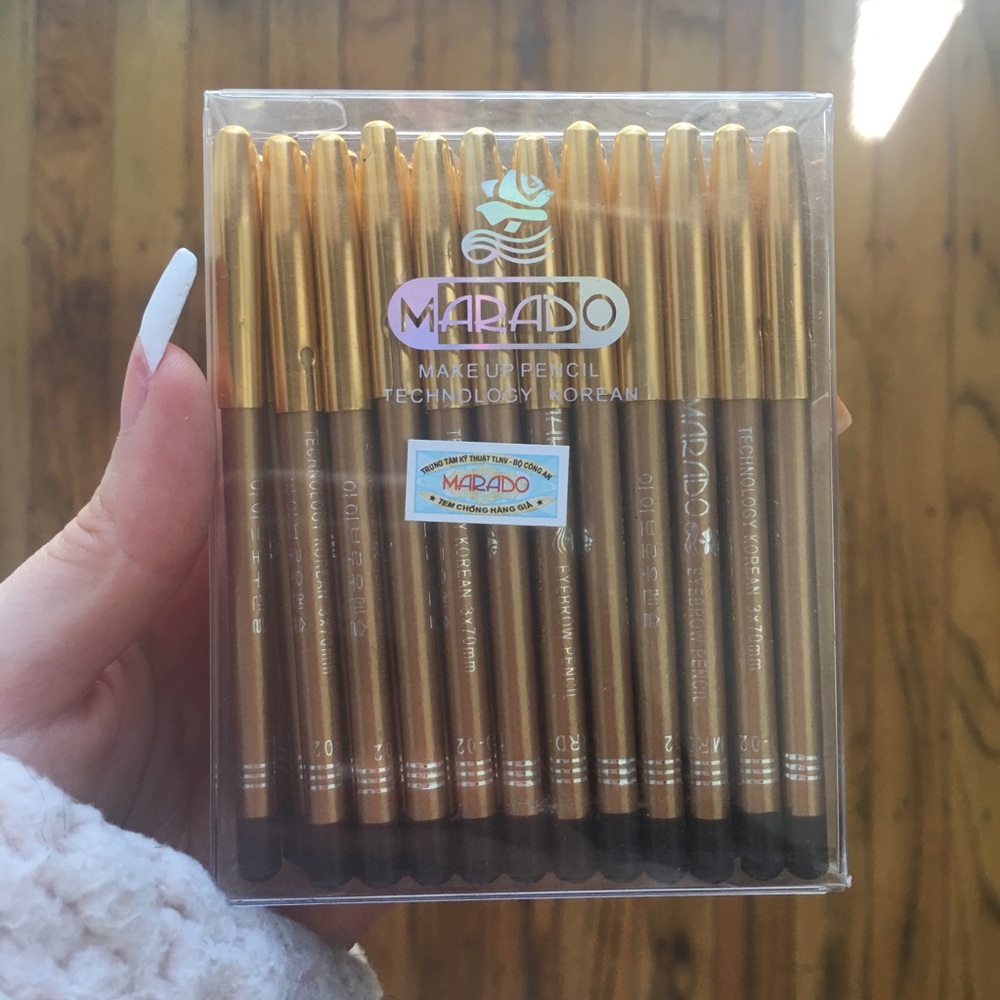 🆕 Multi-Use Korean Cosmetic Makeup Pencils (Full Size Pack)